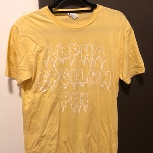 AEPhi Smiley face drip shirt